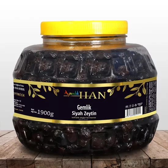 AYVALIKHAN Gemlik Siyah Zeytin 2 kg pet